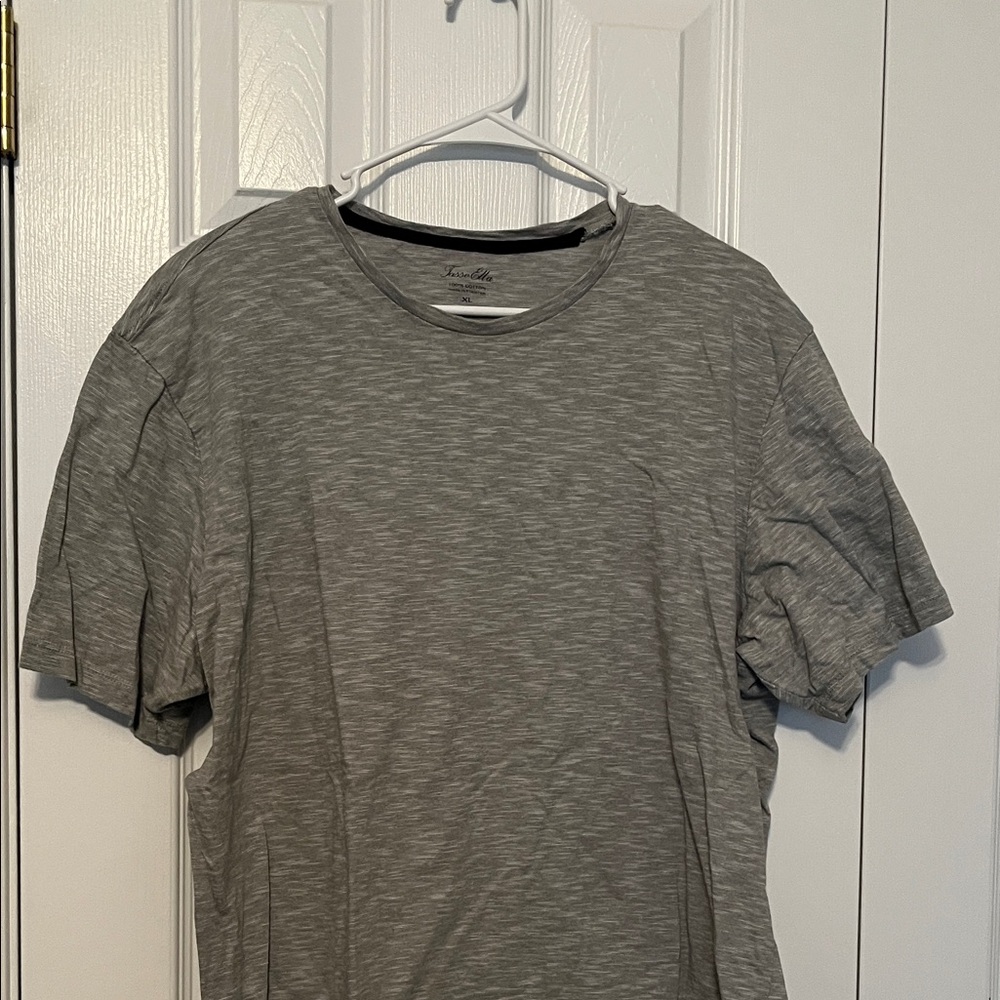 Tasso Elba Men's Heather Gray Short Sleeve Tee